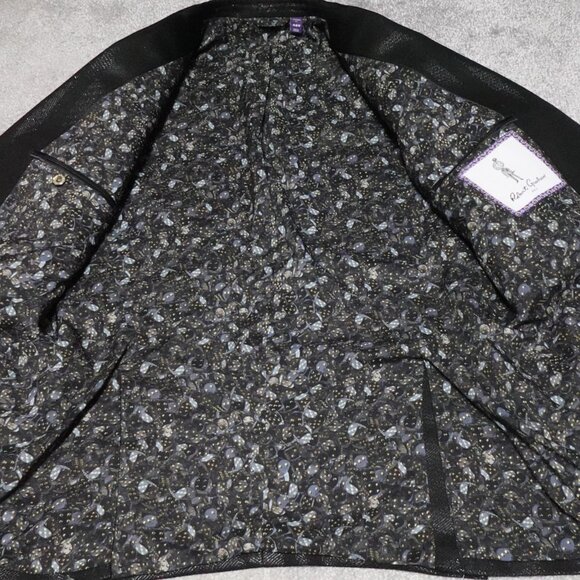 Robert Graham Araiza Suit Jacket Men's Size 42R Black Tailored Fit MSRP $498 - Picture 6 of 10
